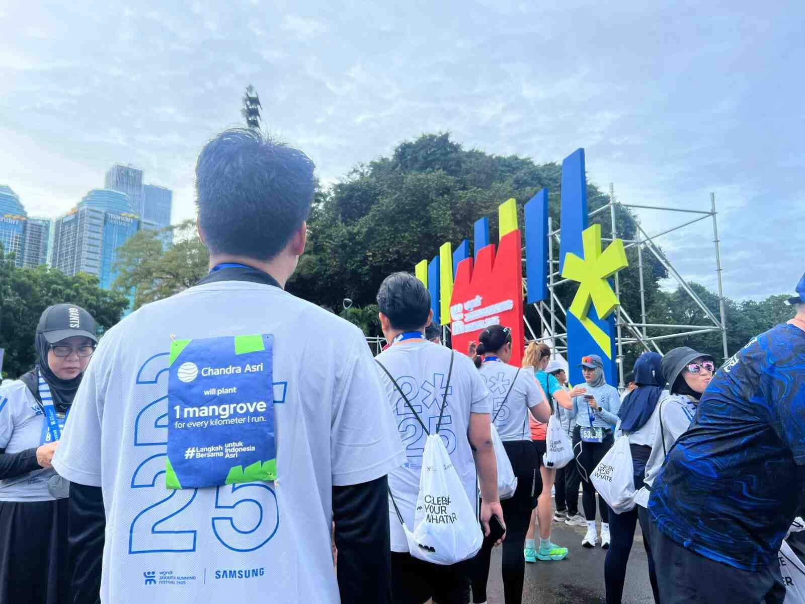 Satu Kilometer, Satu Mangrove: Chandra Asri Group Tanam Komitmen Hijau di Jakarta Running Festival 2025