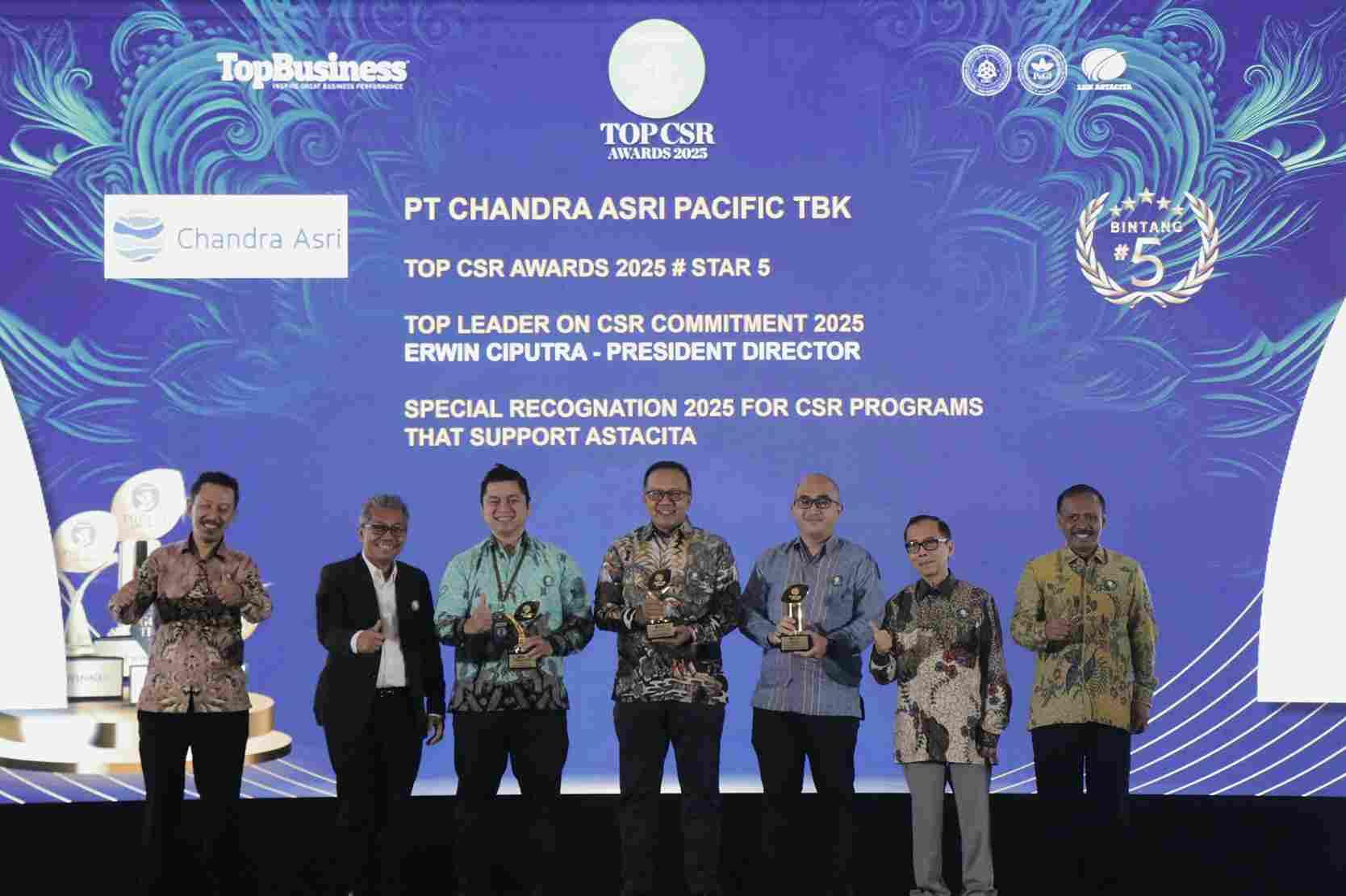 Chandra Asri Group Terima Penghargaan Top CSR Awards 2025