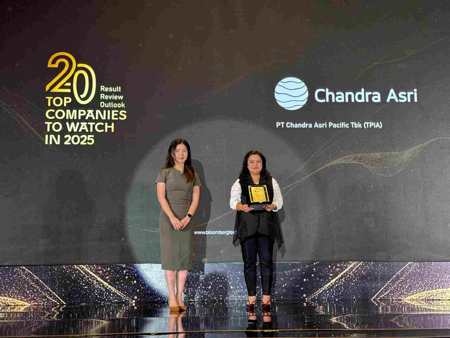 PT Chandra Asri Pacific Tbk Dinobatkan sebagai Salah Satu dari 20 Top Companies to Watch in 2025